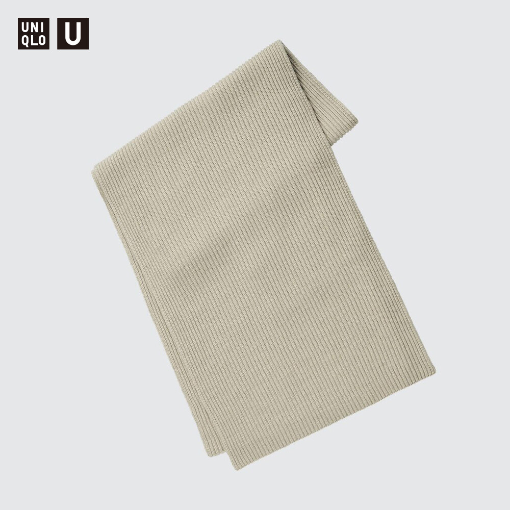 

Шарф Uniqlo женский, светло-бежевый