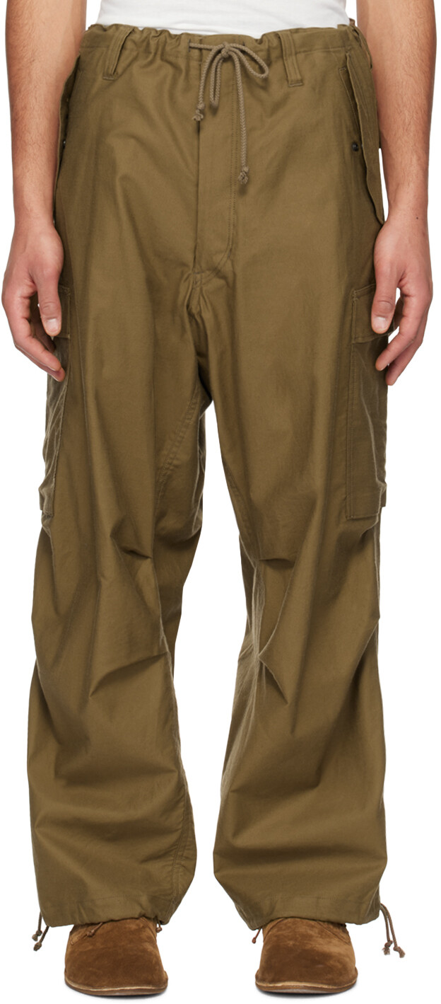 

Брюки-карго цвета хаки на кулиске Y'S For Men, цвет Khaki