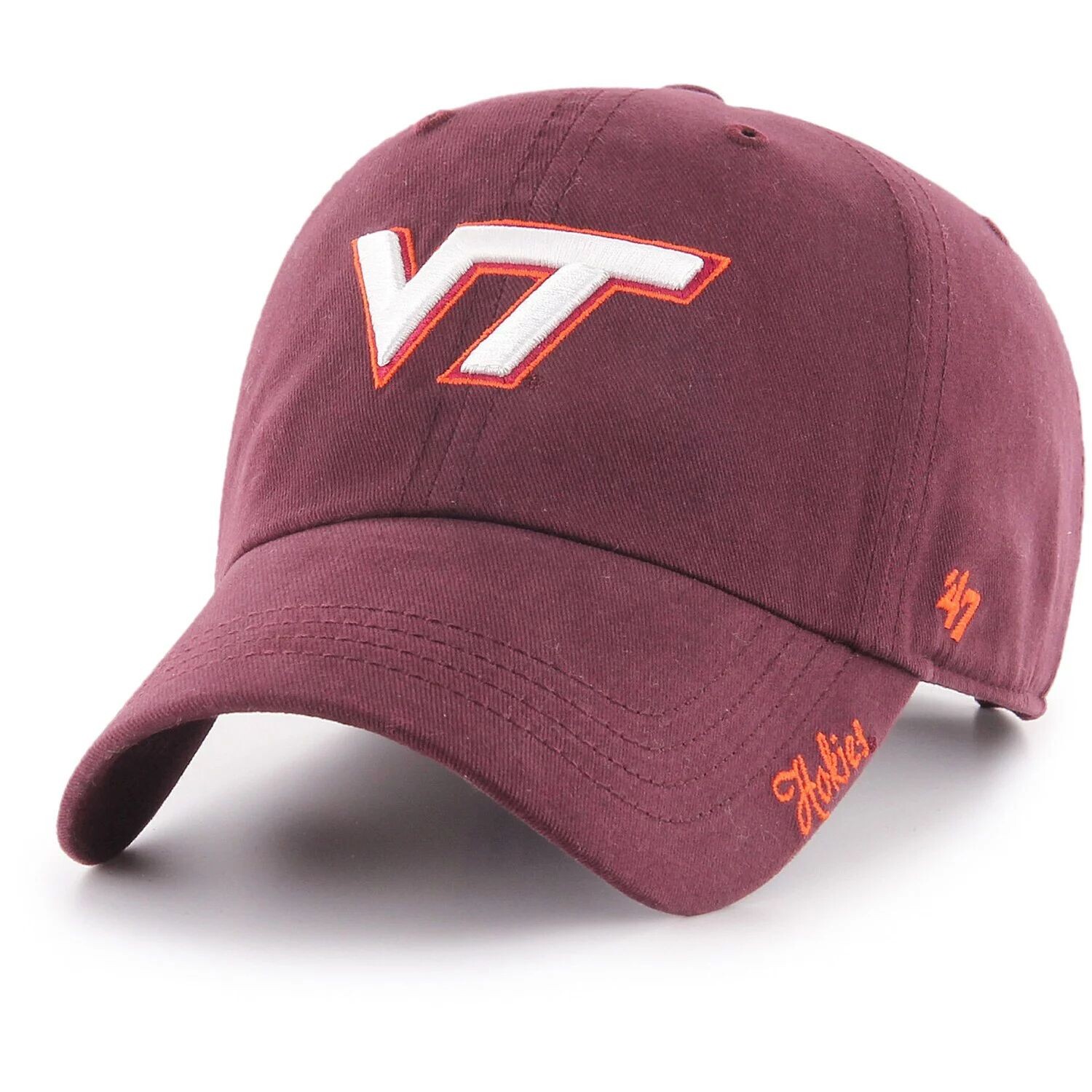 

Женские темно-бордовые кроссовки Virginia Tech Hokies '47 Miata с регулируемым логотипом и логотипом