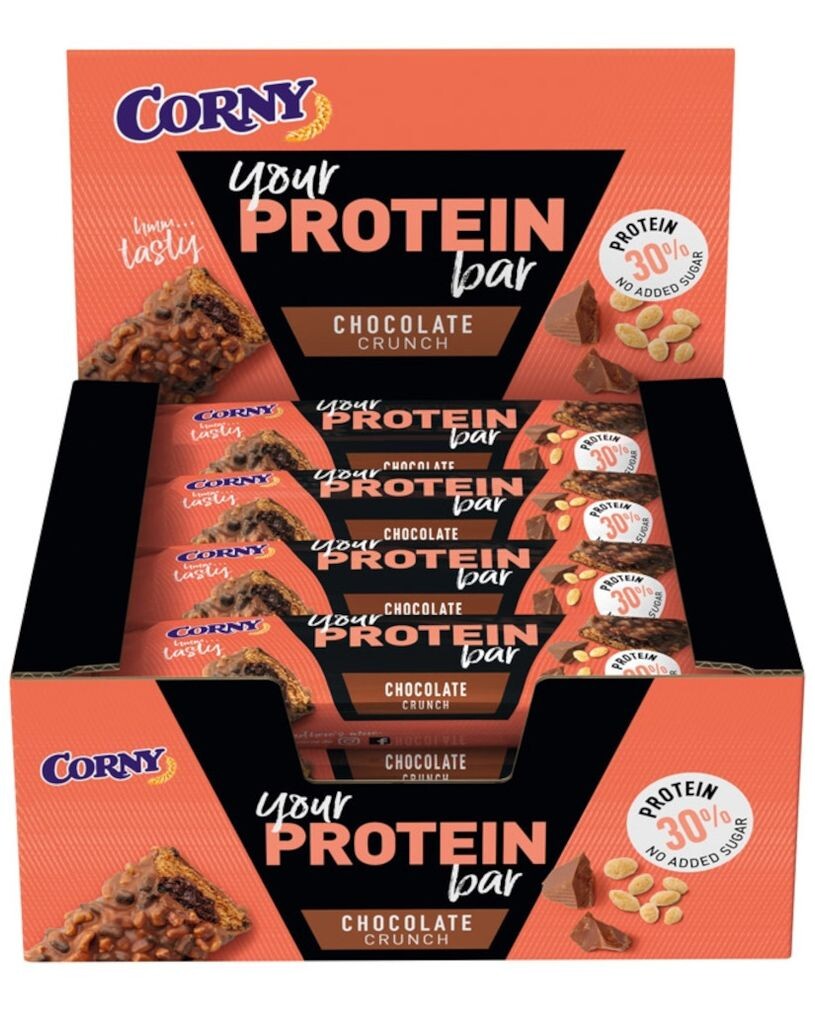 

YOUR PROTEIN BAR Батончик-мюсли Chocolate Crunch от Corny, 12х45г Schwartau Werke