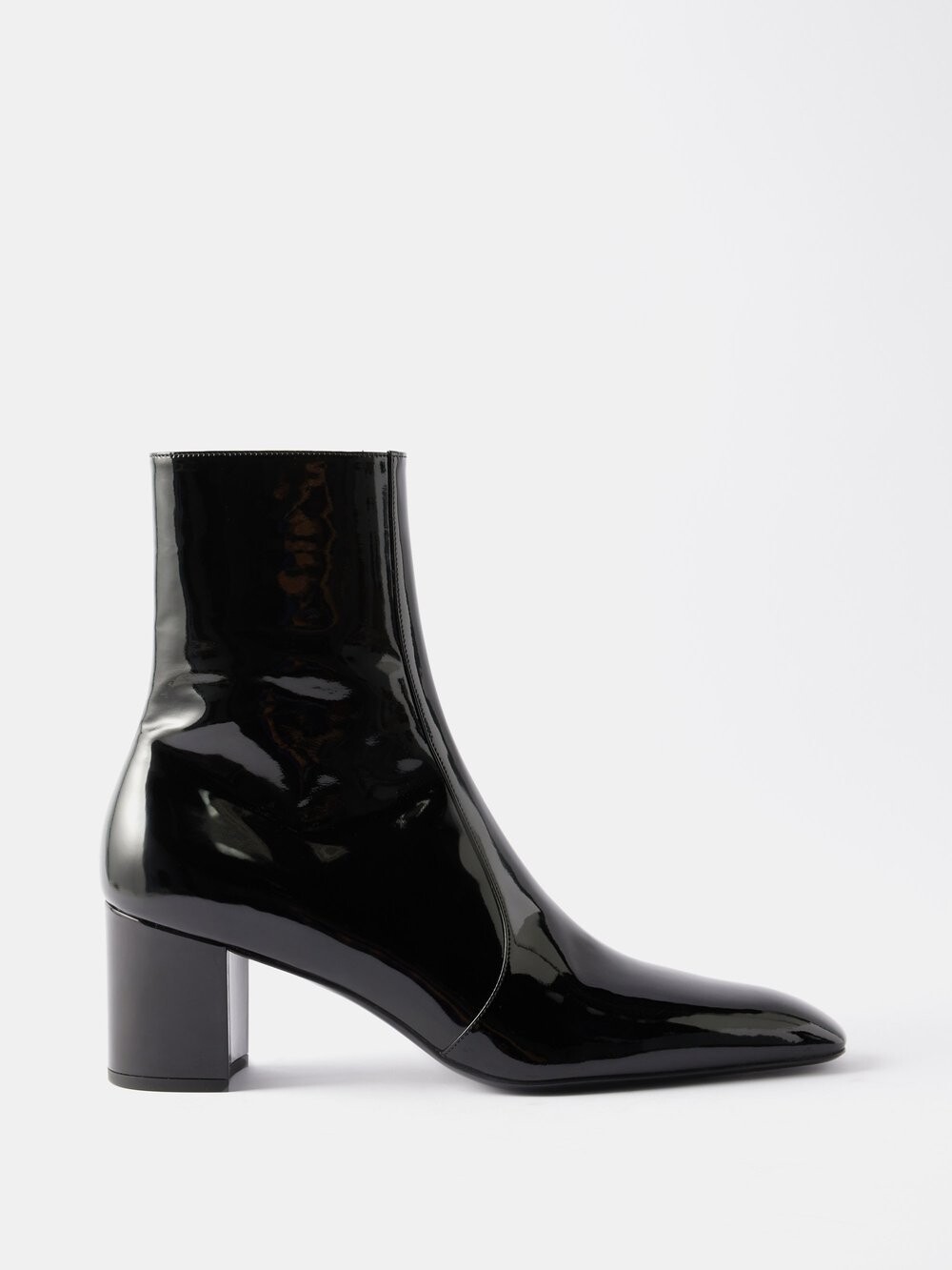 

Xiv лакированные ботинки Saint Laurent, черный