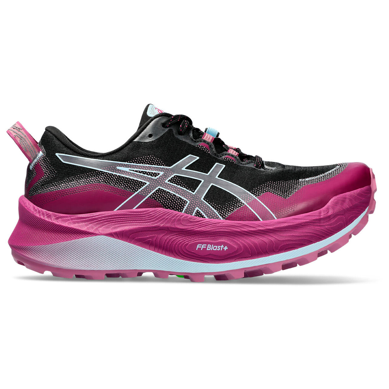 

Кроссовки для бега по пересеченной местности Asics Women's Trabuco Max 3, цвет Black/Light Blue