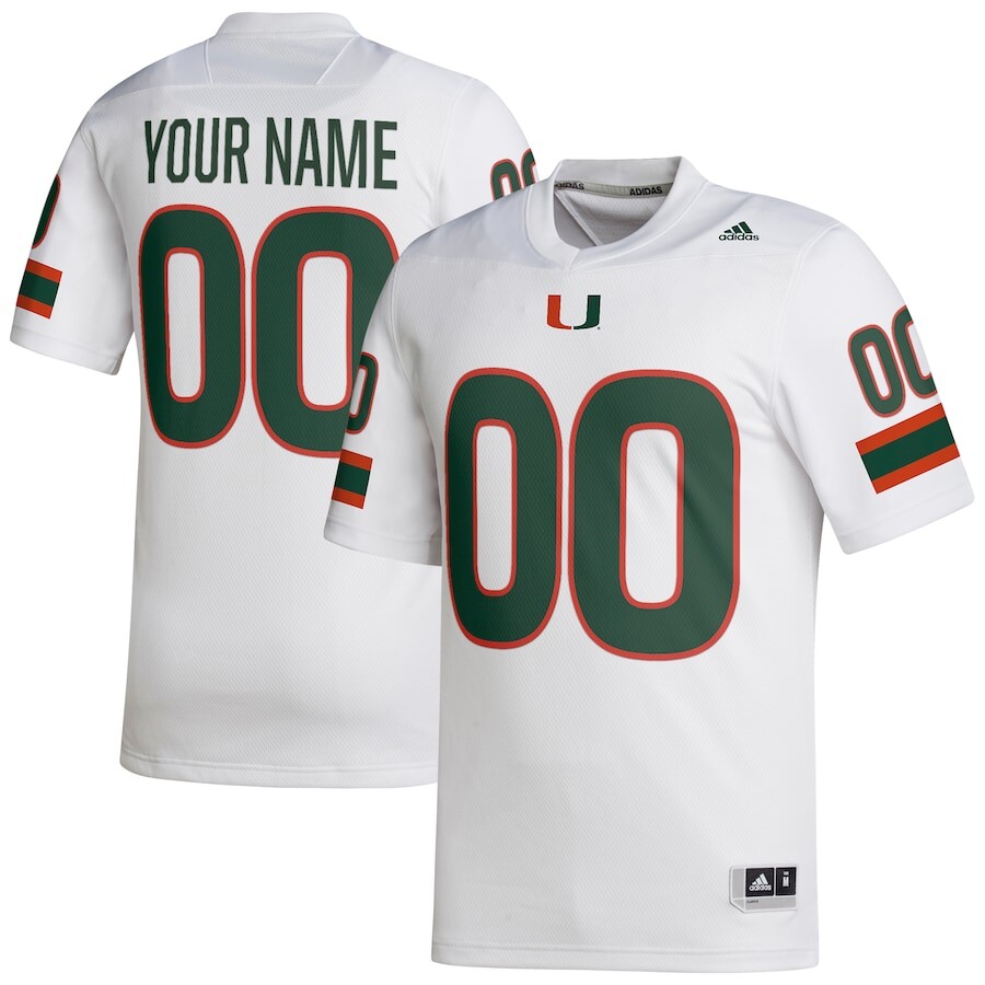 

Джерси adidas Miami Hurricanes, белый