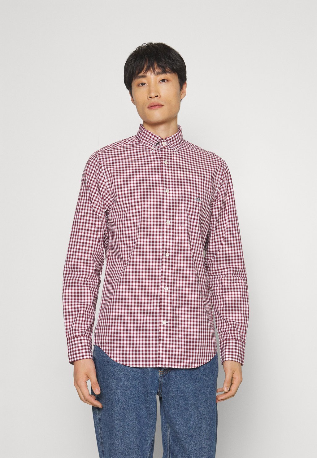 

Рубашка РУБАШКА REG POPLIN GINGHAM GANT, бордовый