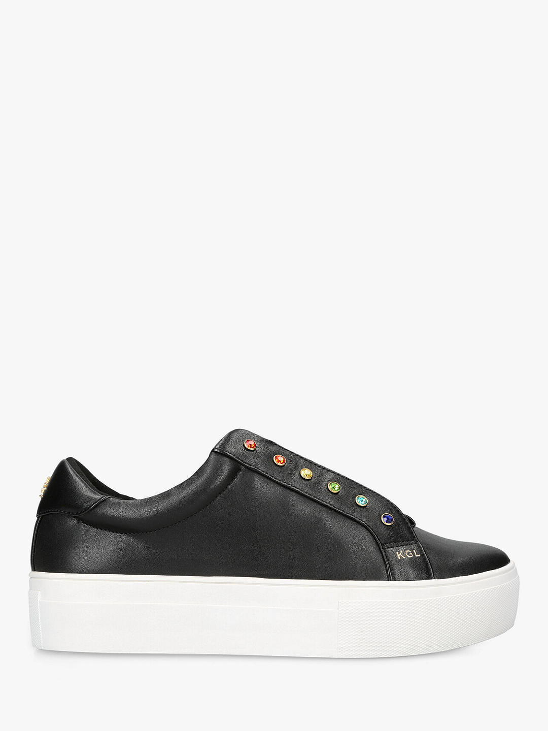 

Кожаные кроссовки KG Kurt Geiger Liviah, черные, Черный