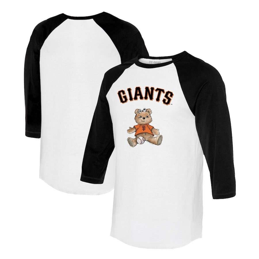 

Футболка с длинным рукавом Tiny Turnip San Francisco Giants, белый