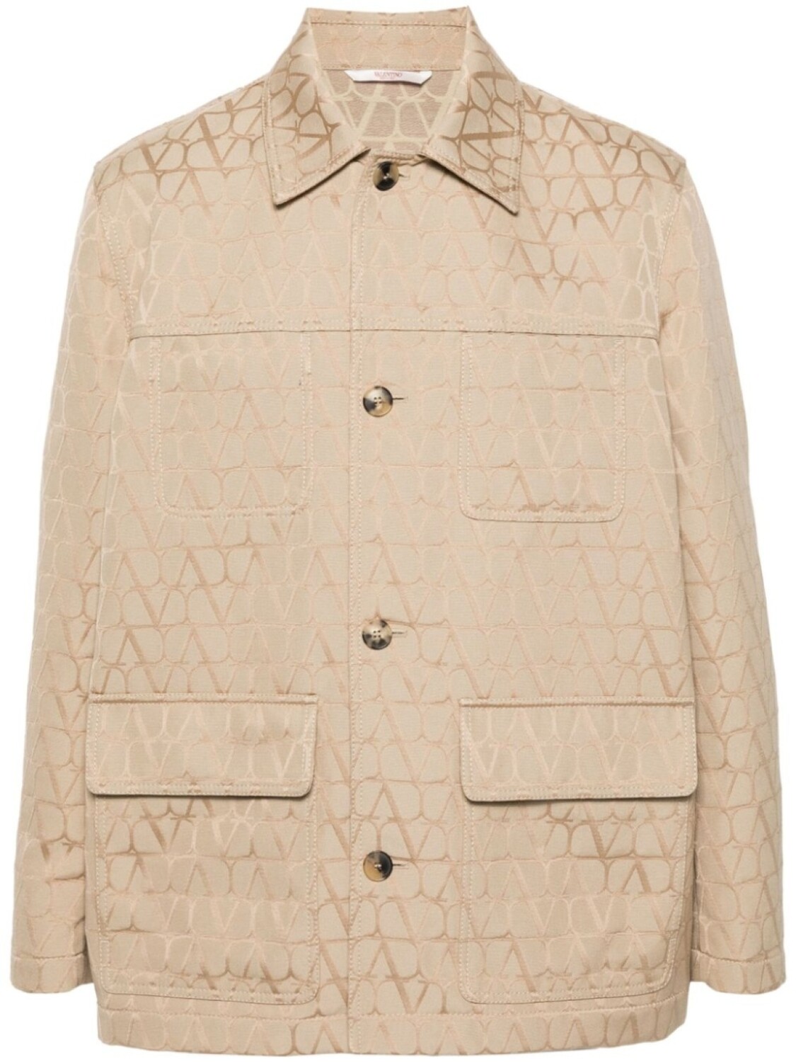 

Valentino Garavani куртка Toile Iconographe, нейтральный цвет