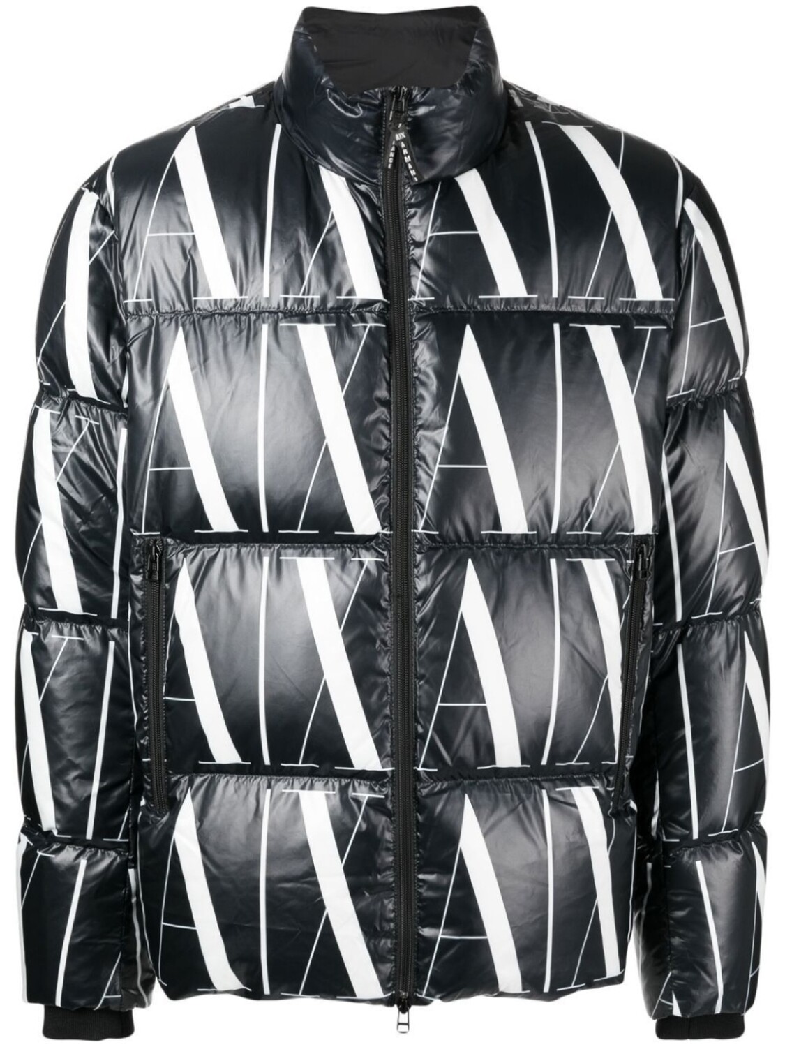

Armani Exchange пуховик с логотипом, черный