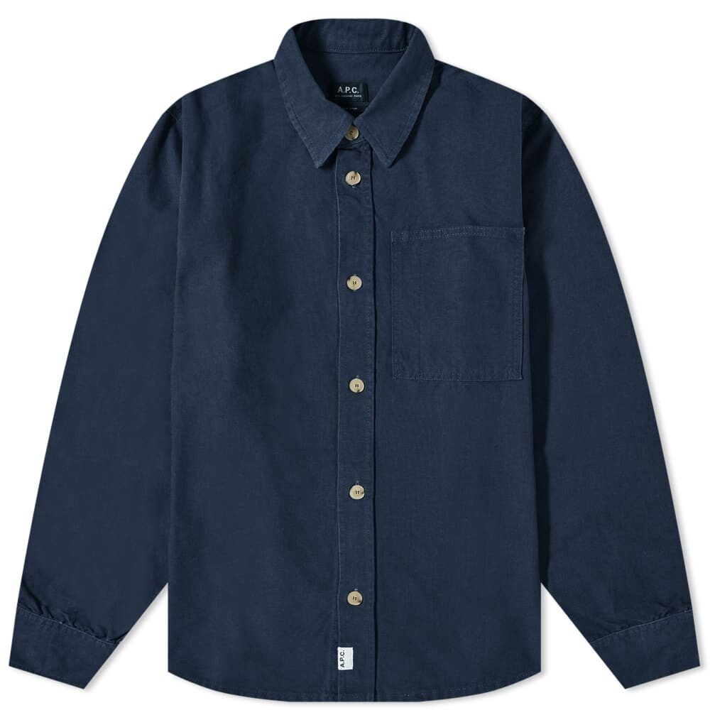 

A.P.C. Холщовая верхняя рубашка Graham Cavalier