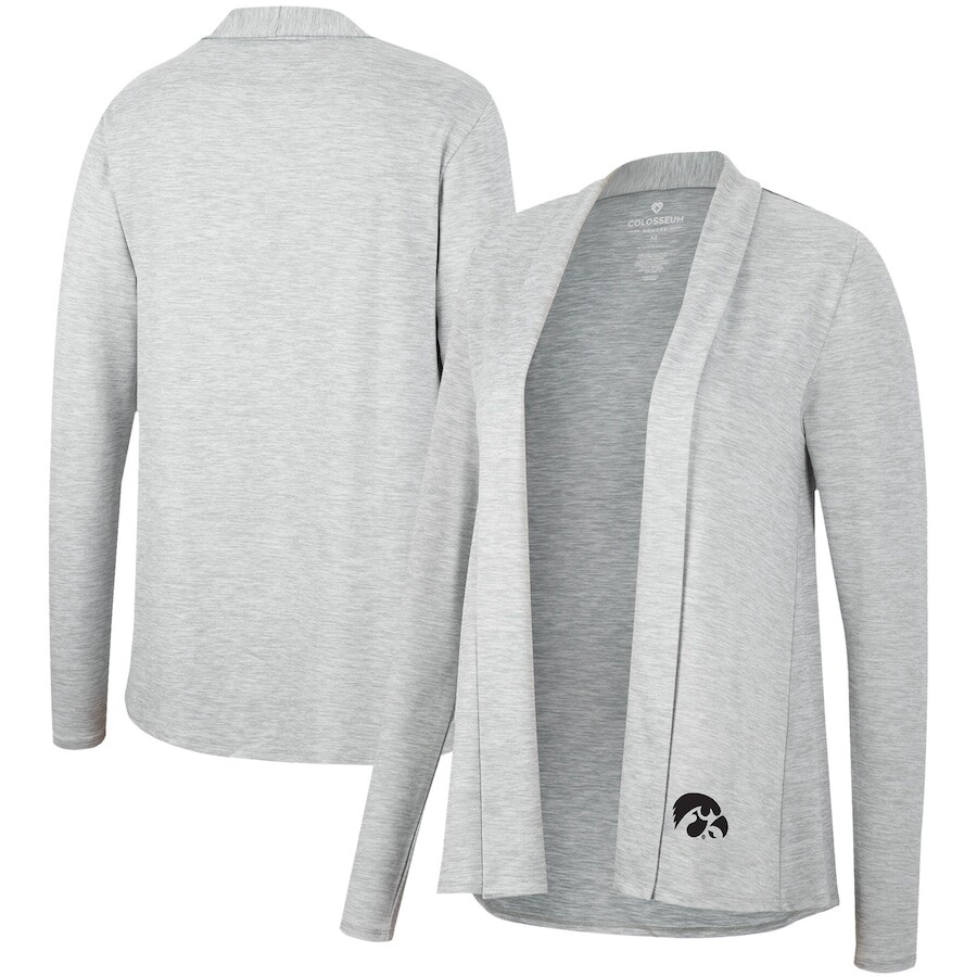 

Кардиган Colosseum Iowa Hawkeyes, серый