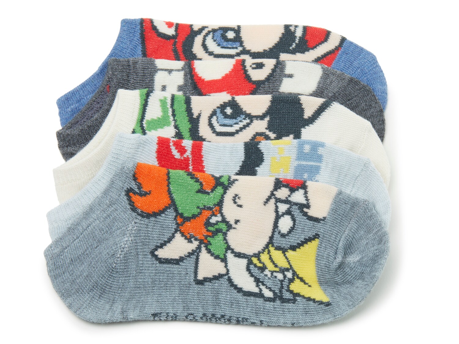 Носки Mario Super с героями 5 шт, мультиколор