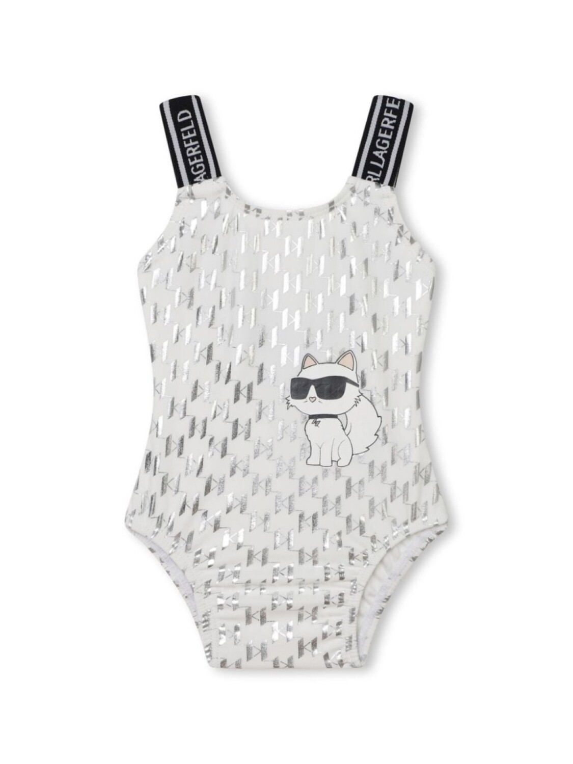 

Karl Lagerfeld Kids футболка Choupette с логотипом, белый