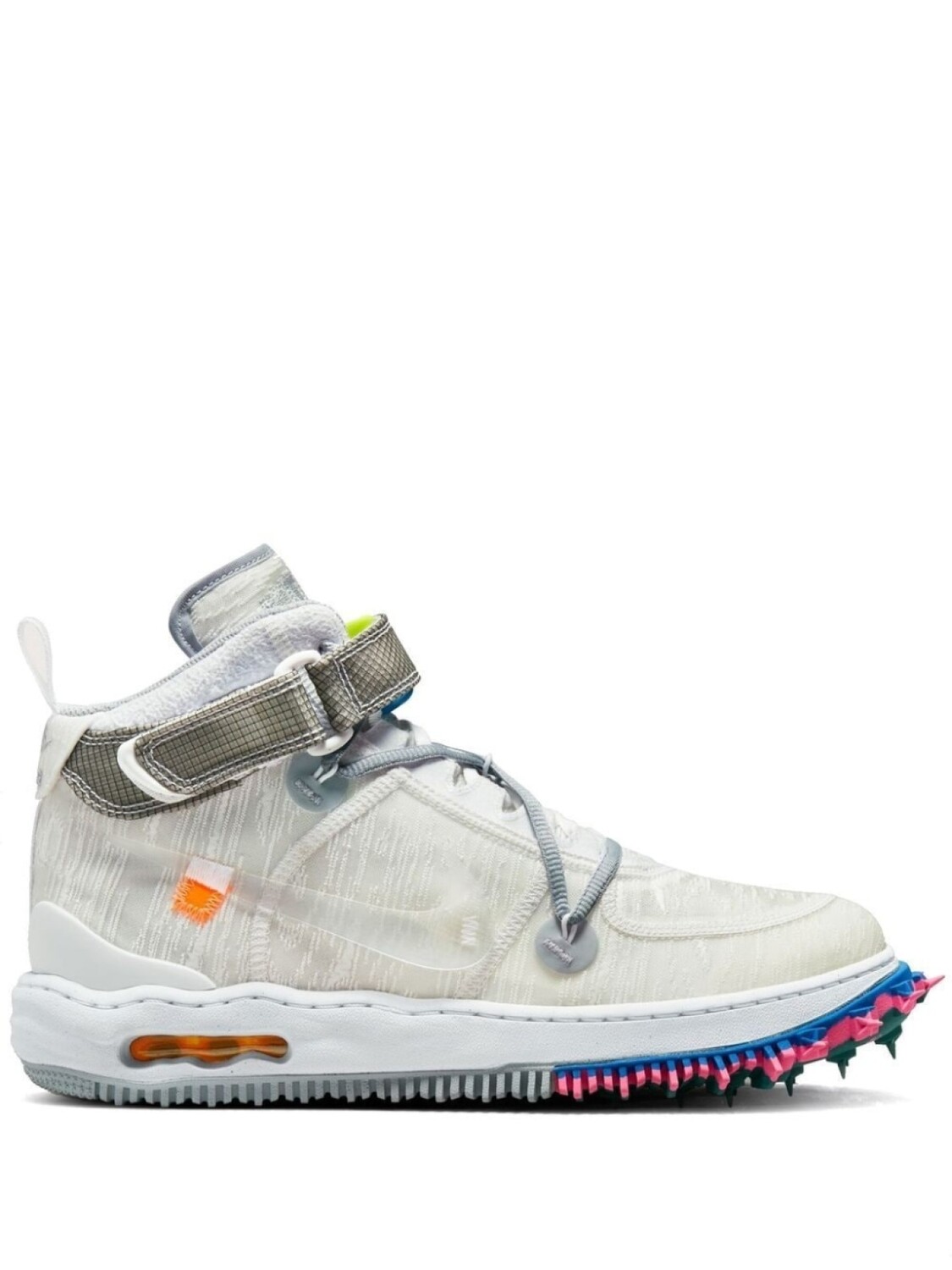 

Nike X Off-White высокие кроссовки Air Force 1, белый