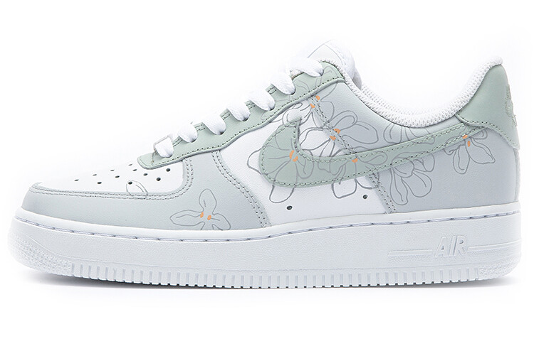 

Кроссовки для скейтбординга Air Force 1 женские, низкие, белые Nike