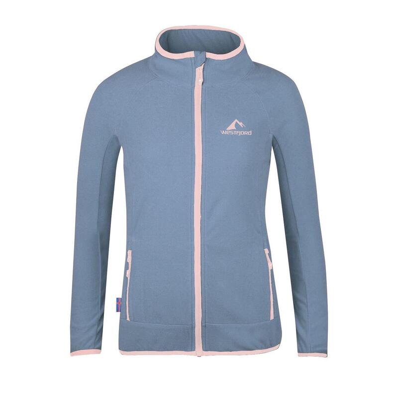 цена Женская флисовая куртка Reynisfjara скалистый синий/персиковый WESTFJORD, цвет rosa