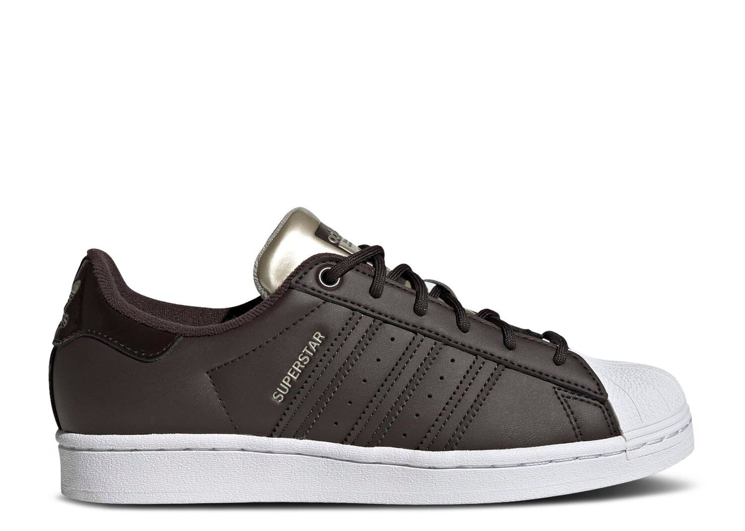 

Кроссовки adidas Wmns Superstar 'Night Brown Gold', коричневый