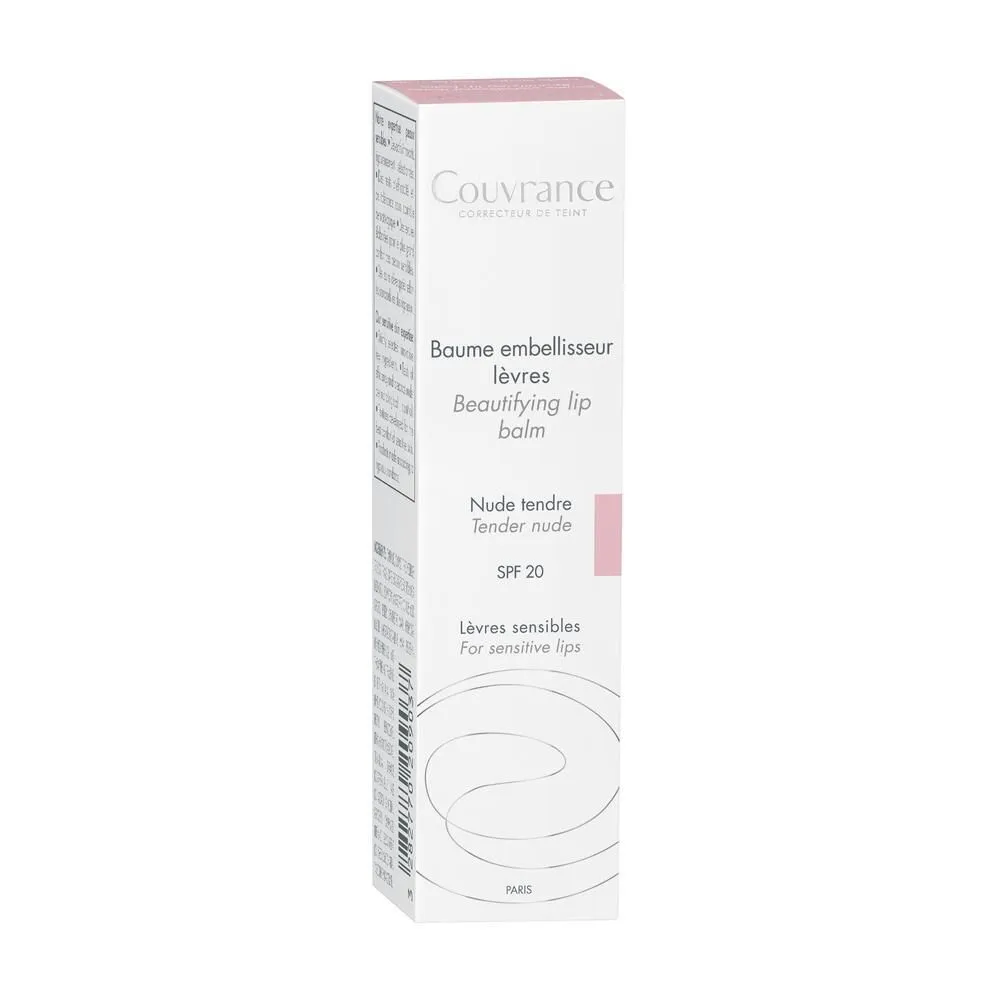 

Avène Couvrance Nude бальзам для губ Spf20 Защищает и придает цвет Avene