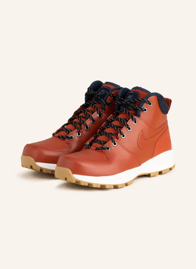 

Ботинки на шнуровке manoa leather se Nike, оранжевый