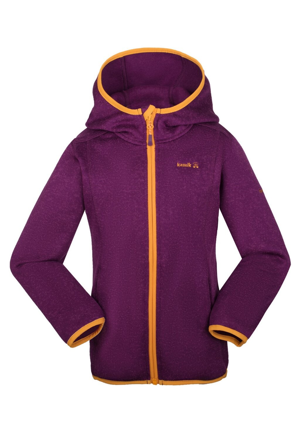 

Флисовая куртка STRICKFLEECE Kamik, цвет grape saffron/raisin