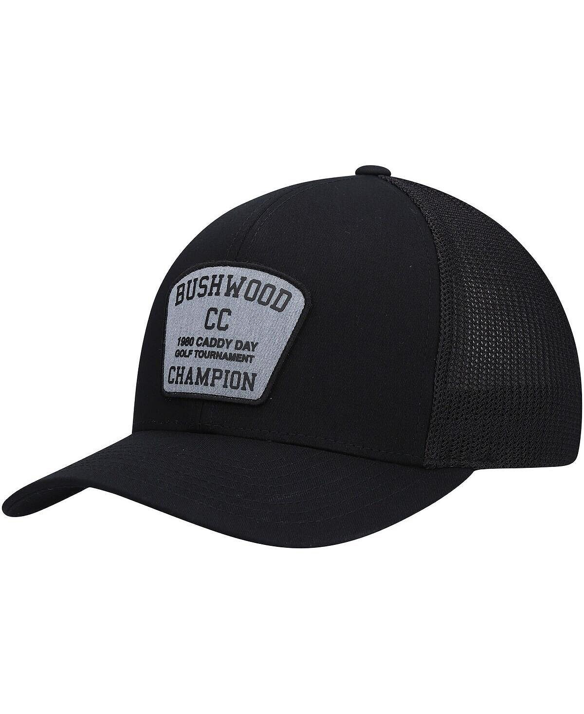 

Мужская черная регулируемая шляпа Presidential Suite Trucker Travis Mathew