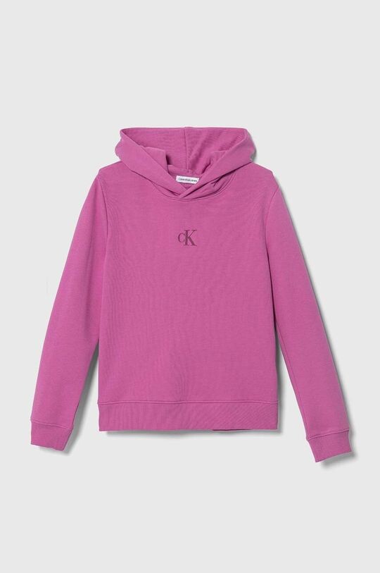 

Детская толстовка Calvin Klein Jeans, фиолетовый