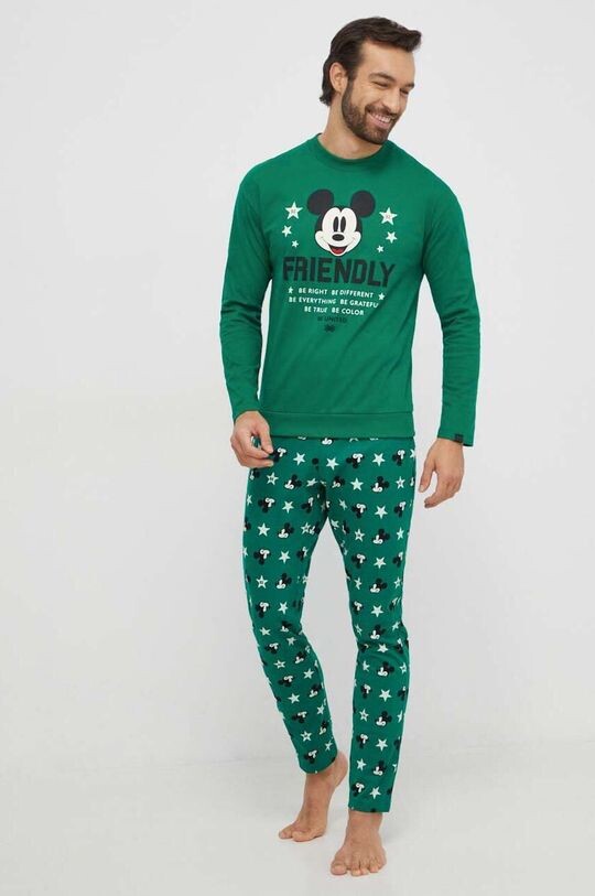 

Хлопковая пижама x Disney United Colors of Benetton, зеленый