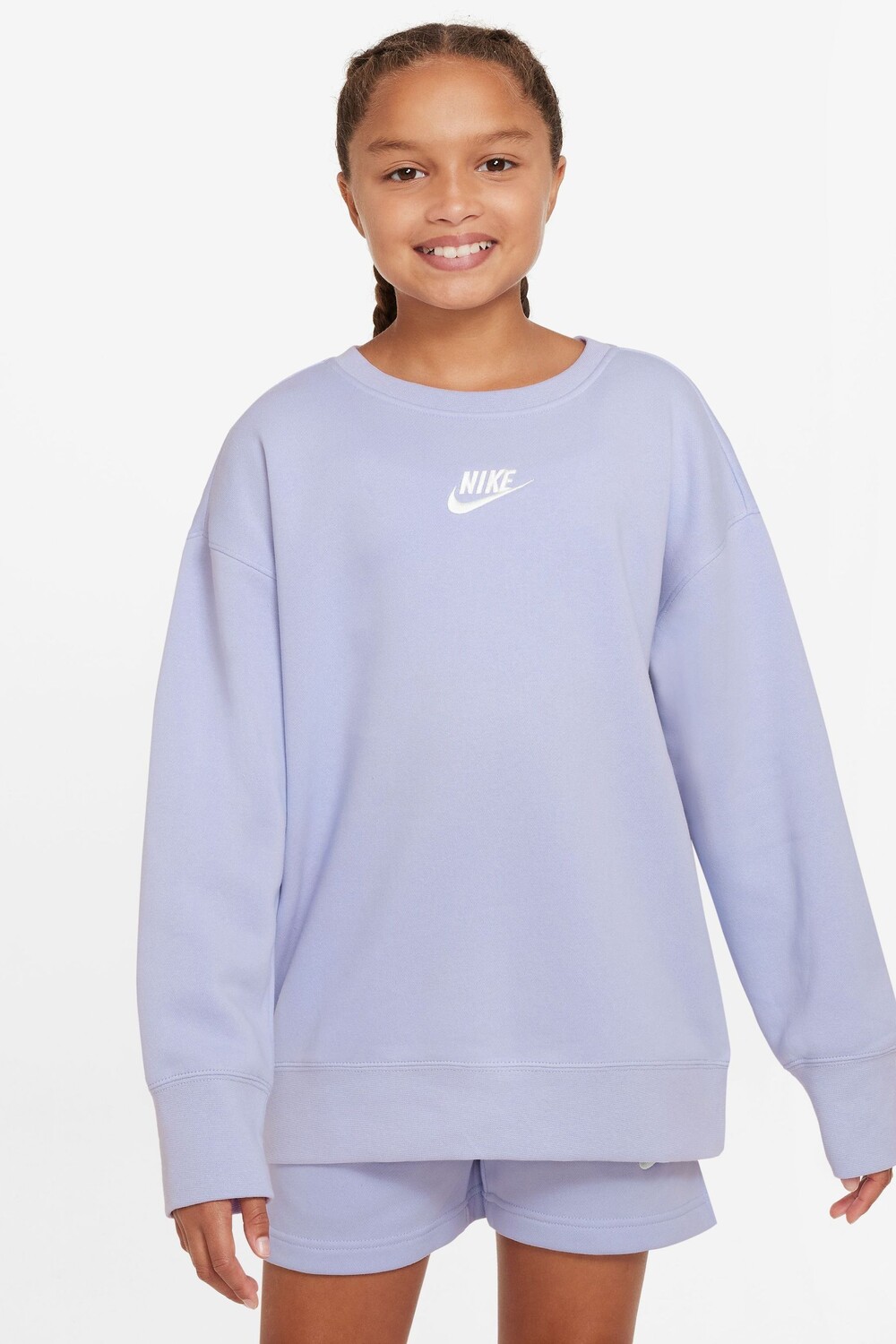

Флисовая толстовка Oversize Club Nike, сиреневый