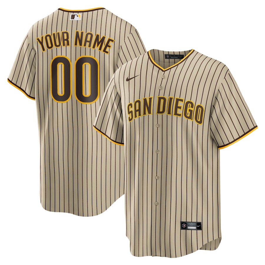 

Джерси Nike San Diego Padres, коричневый