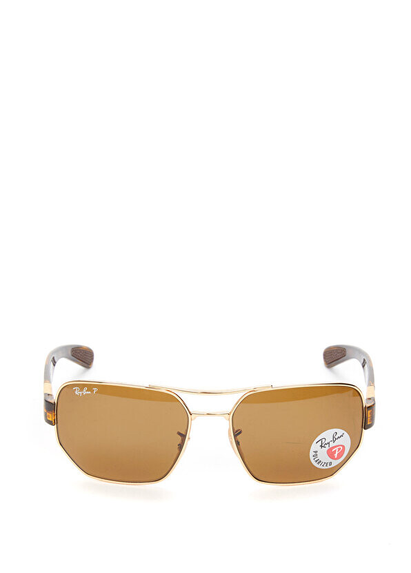 

Желтые солнцезащитные очки квадратной формы Ray-Ban