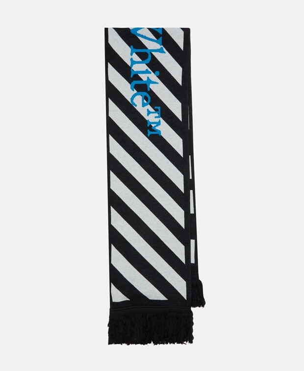 

Шарф Off-White, светло-синий