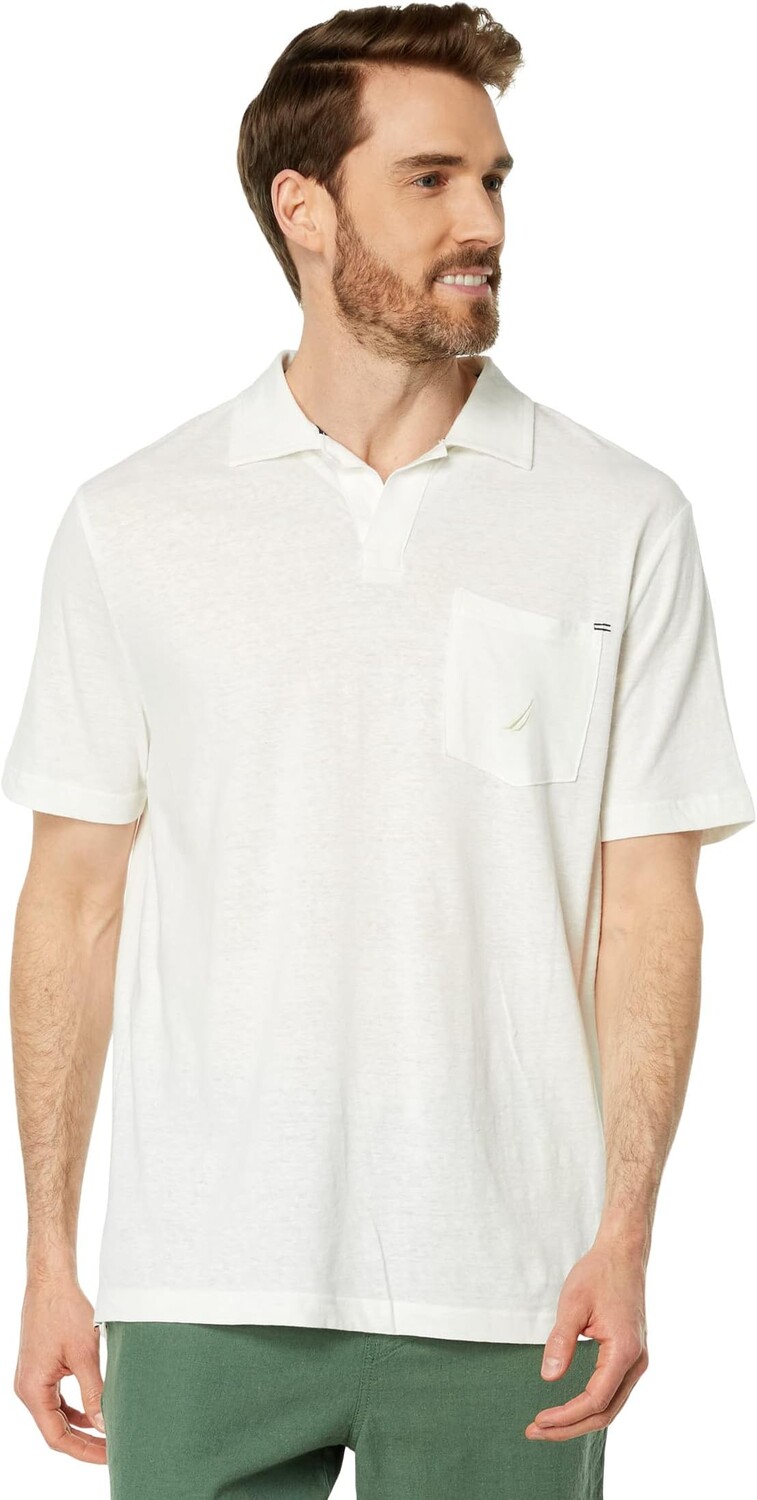 

Рубашка-поло Sustainably Crafted Classic Fit Polo Nautica, цвет Sail White