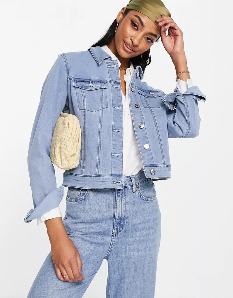 

Голубая джинсовая куртка Vero Moda