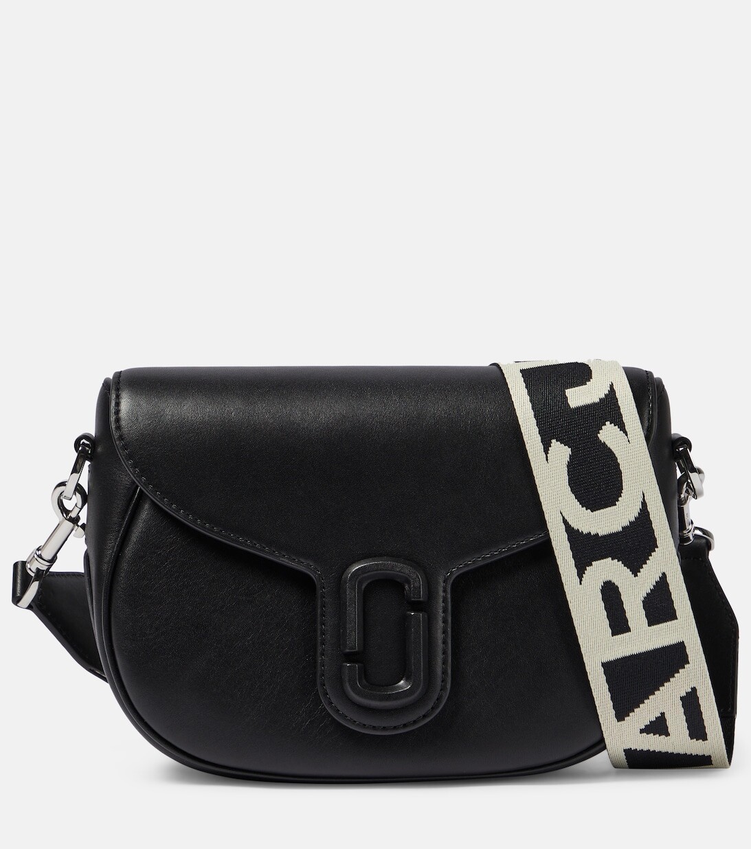 

Кожаная сумка через плечо J Marc Saddle Marc Jacobs, черный