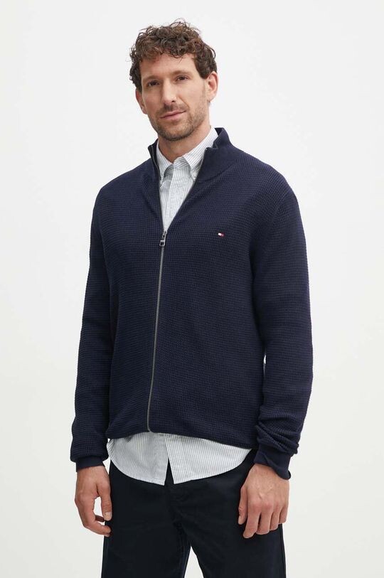 

Хлопковый кардиган Tommy Hilfiger, темно-синий
