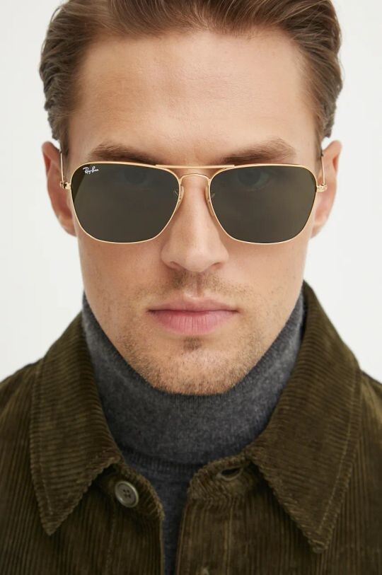 

Солнцезащитные очки КАРАВАН Ray-Ban, золотой