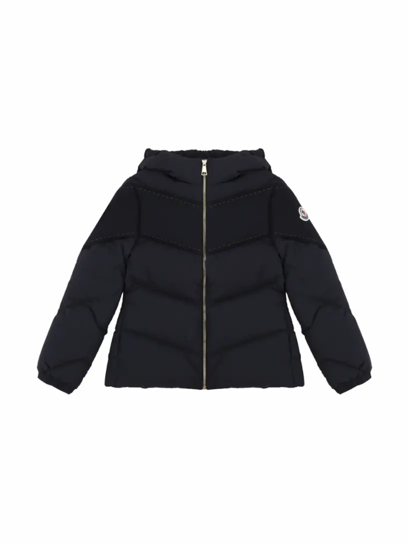 Стеганая куртка Mina Moncler, тёмно-синий