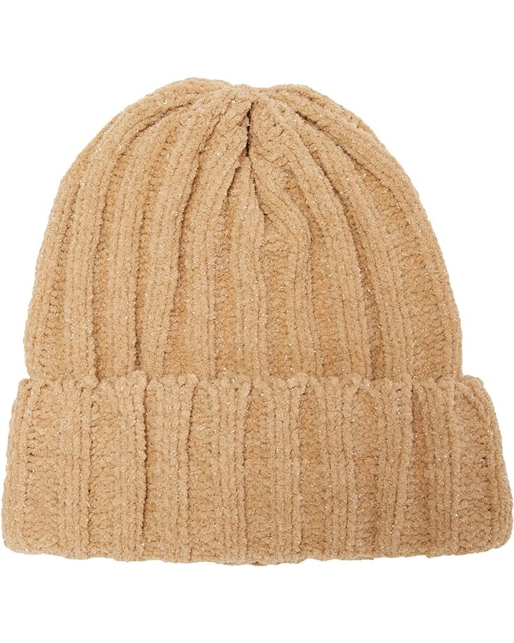 

Шапка Badgley Mischka Wool Metallic Beanie, цвет Oatmeal