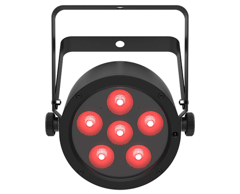 Светодиодный светильник Chauvet CHAUVET DJ SlimPAR Q6 ILS Quad-Color RGBA LED Par светодиодный светильник chauvet mini kinta ils rlb70