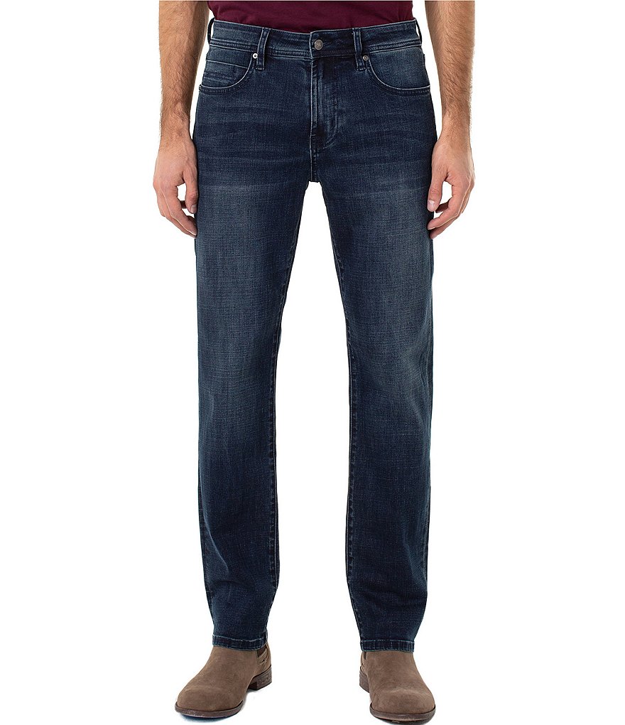 цена Свободные джинсы прямого кроя Liverpool Los Angeles Regent из денима Coolmax, синий