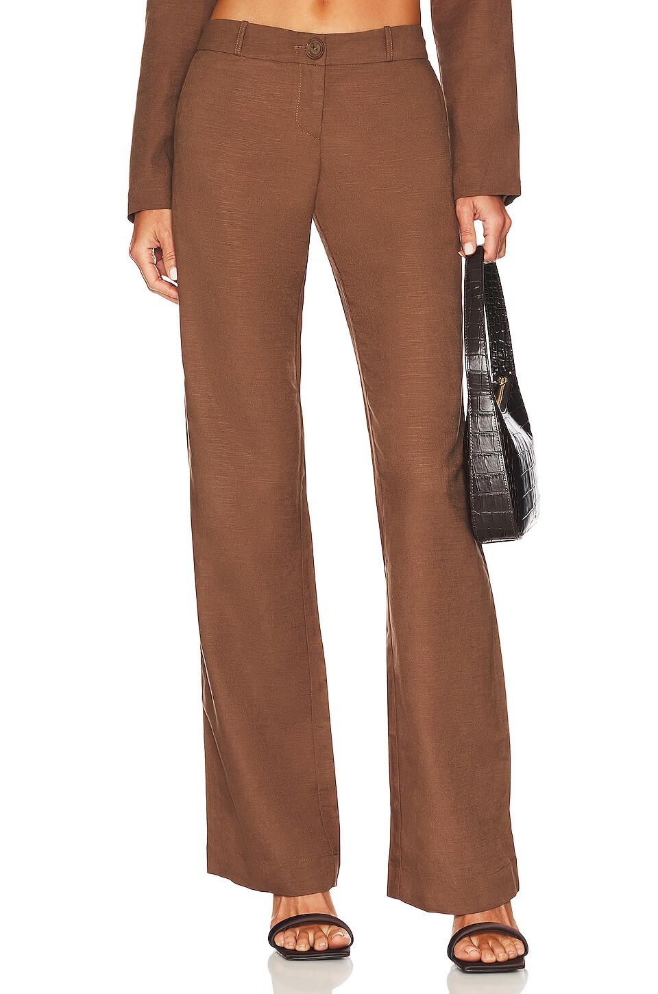 

Брюки RUMER x REVOLVE Mecca Low Slung, коричневый