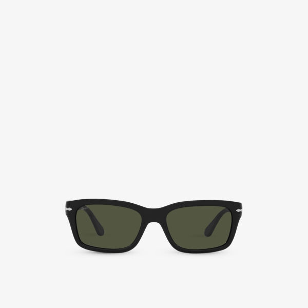 

Po3301s солнцезащитные очки из ацетата в прямоугольной оправе Persol, черный
