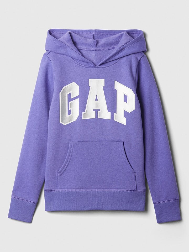 

Пуловер с капюшоном GAP, фиолетовый