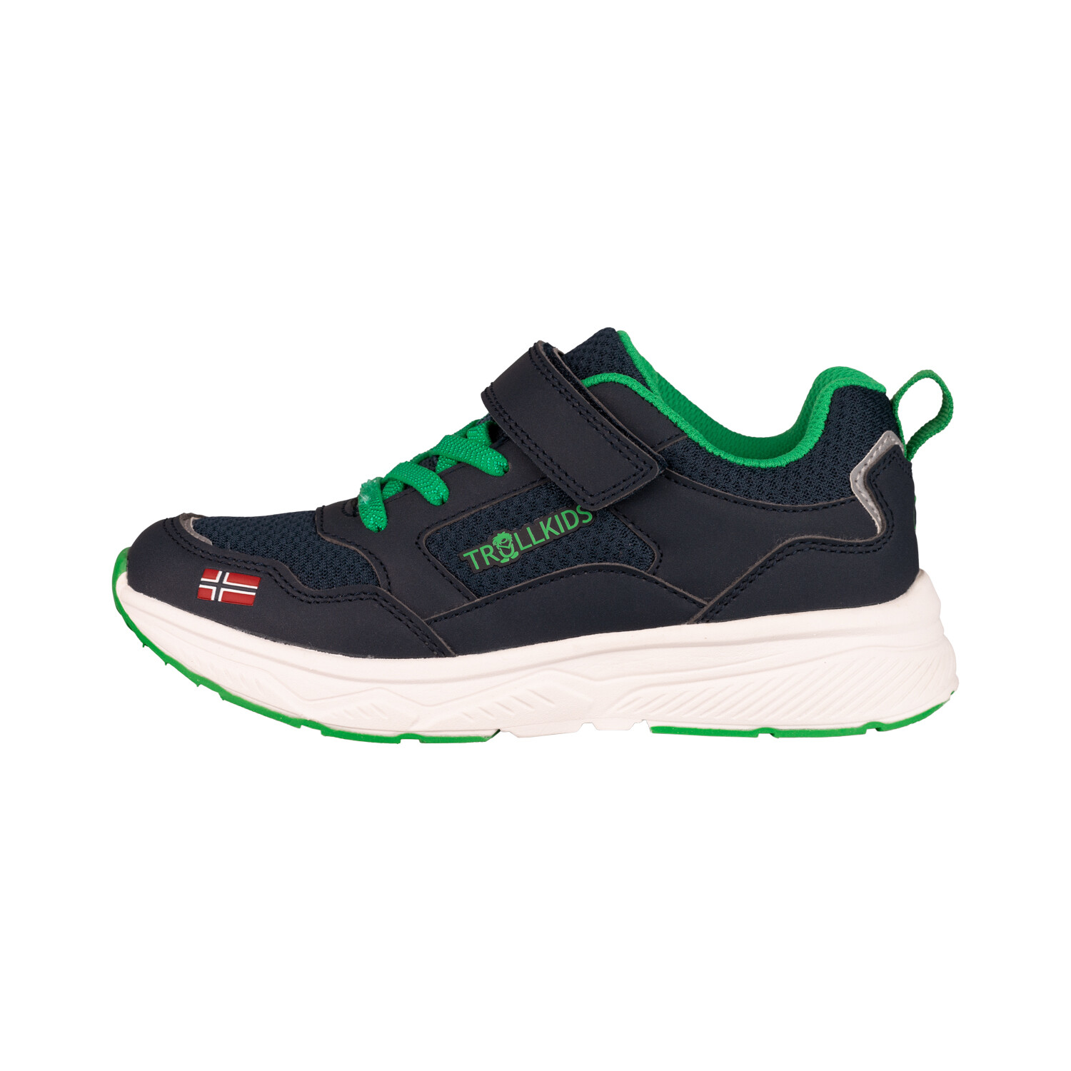 

Низкие кроссовки Trollkids Haugesund, цвет Marineblau/Grün