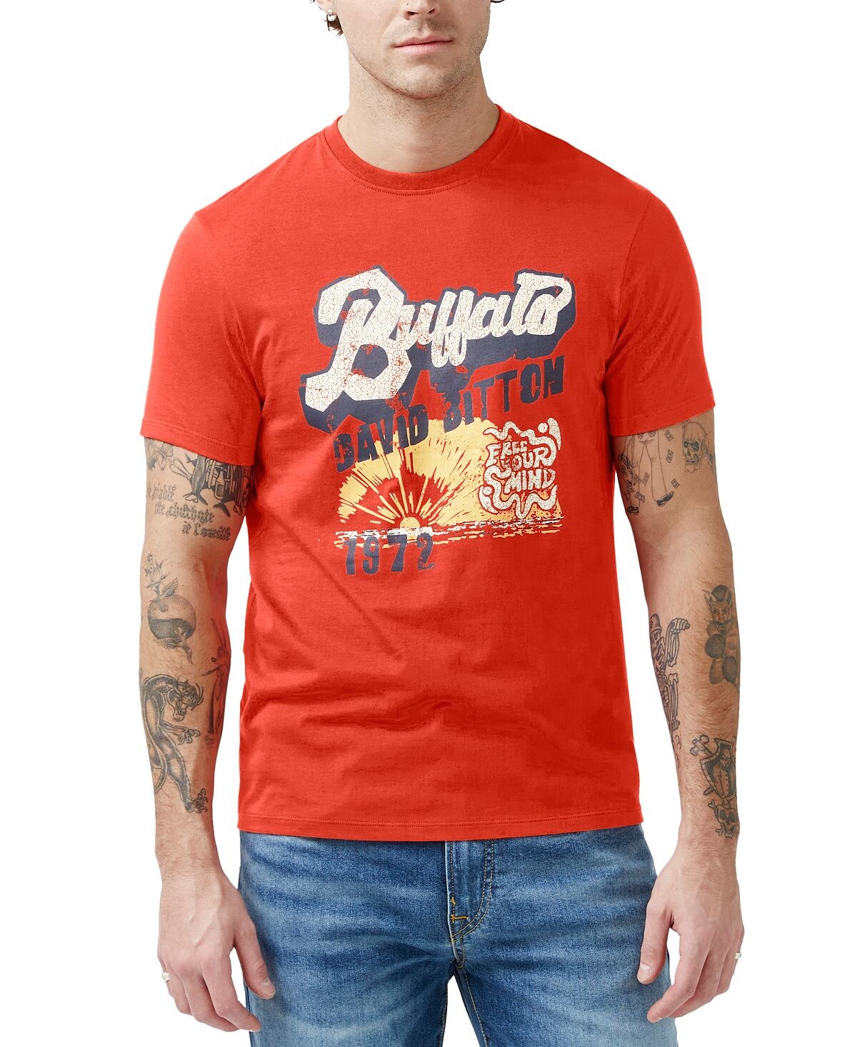 

Мужская футболка Tafur с короткими рукавами Buffalo David Bitton
