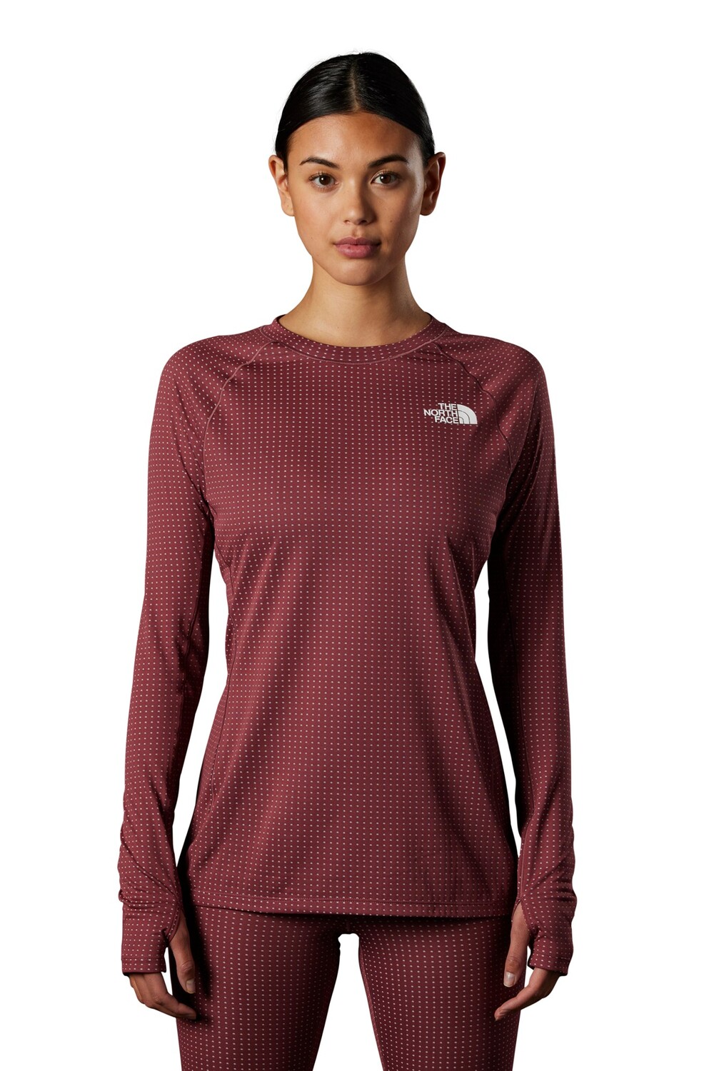

Топ Summit Pro 120 Crew Base Layer — женский The North Face, зеленый