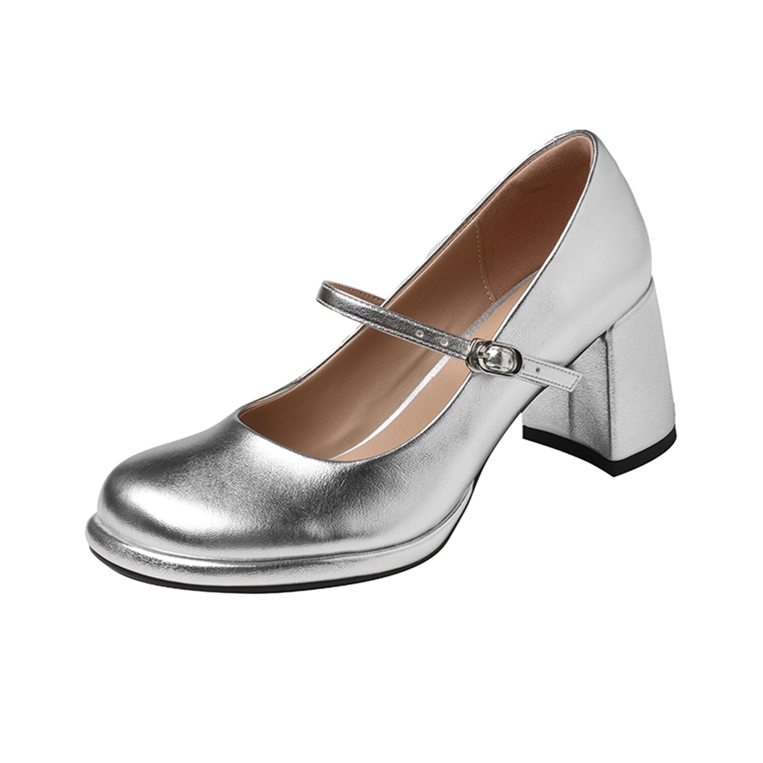 

Туфли FLOWERSKAM Mary Jane Shoes Women's, серебряный