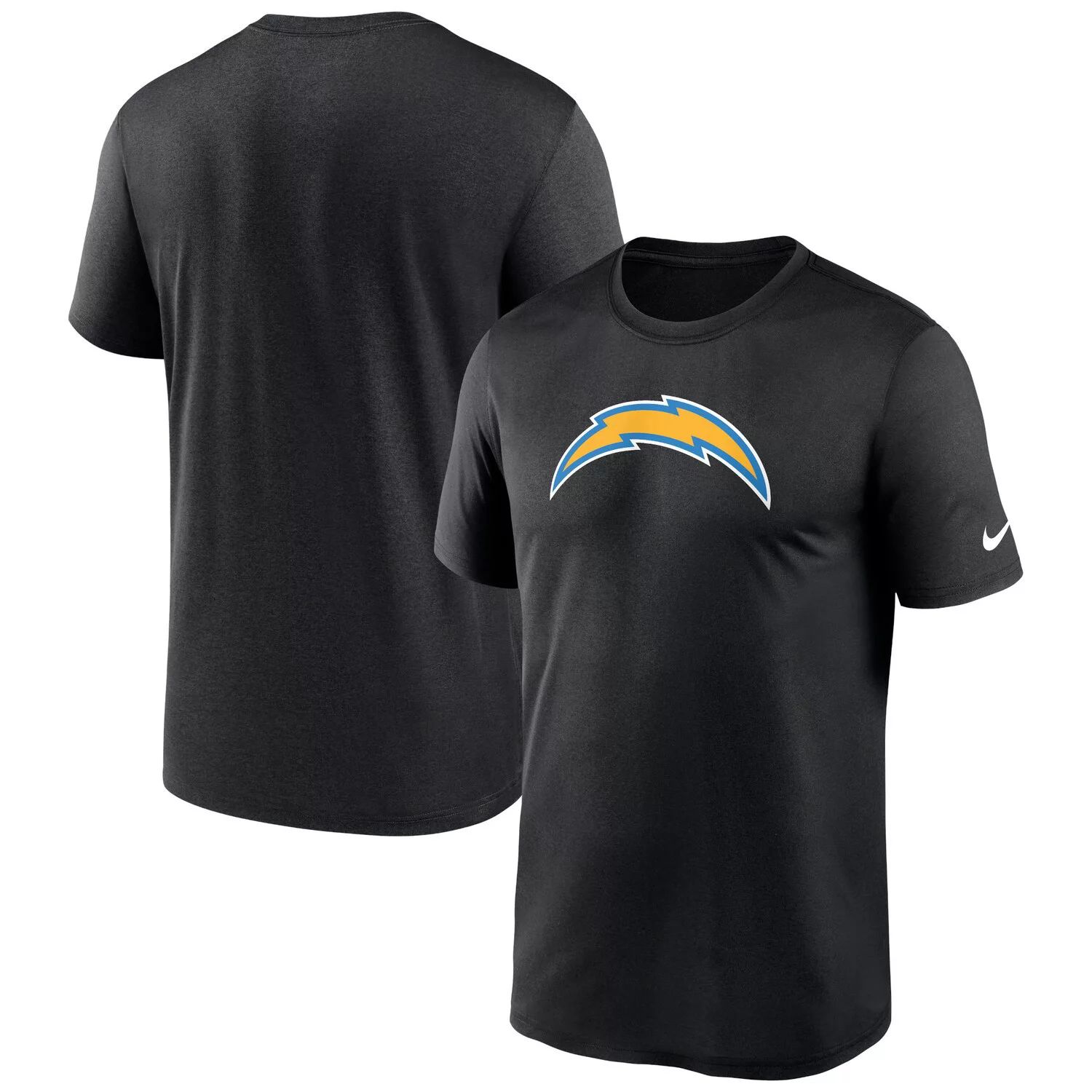 Мужская черная футболка с логотипом Los Angeles Chargers Legend Performance Nike