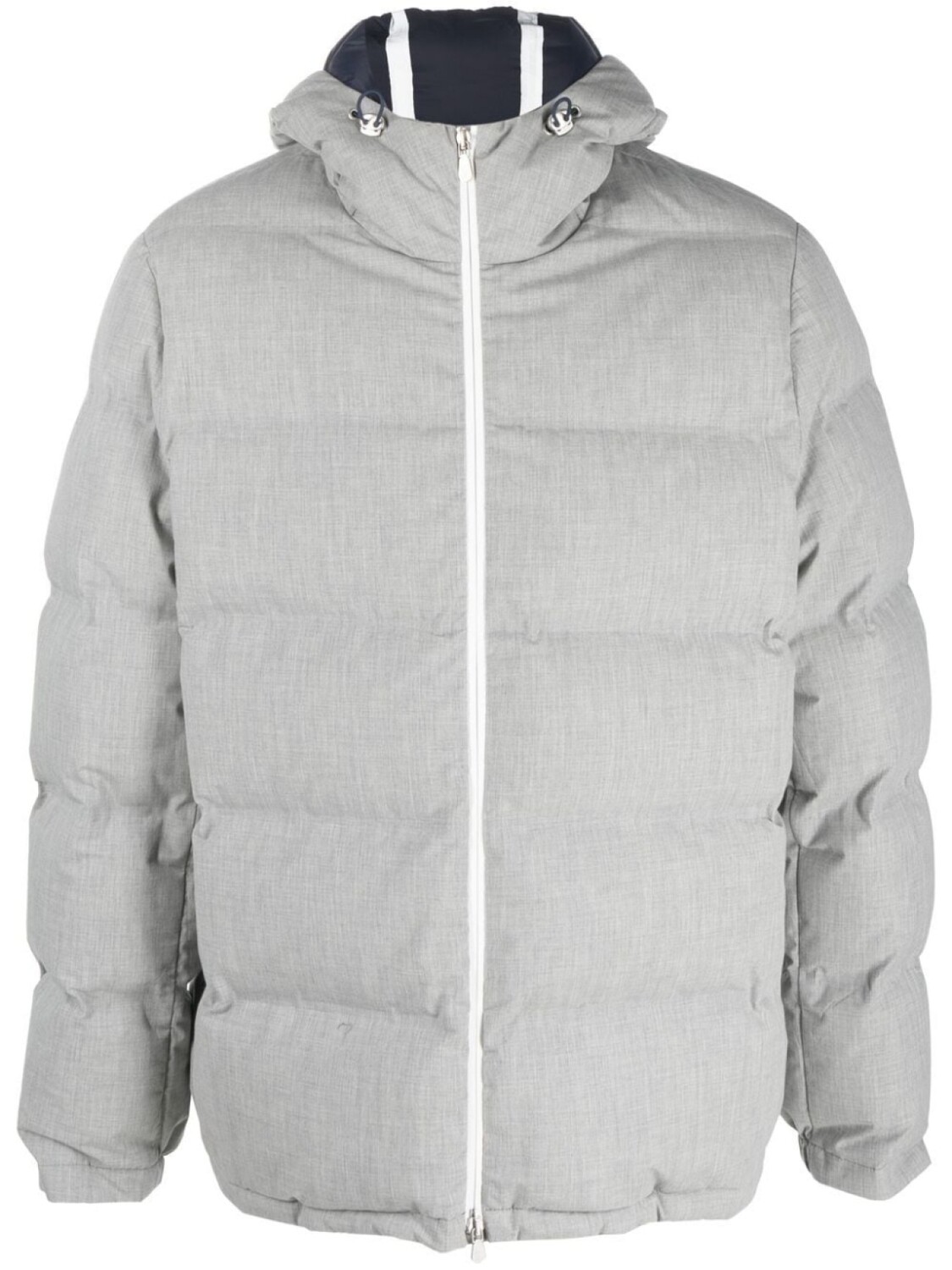

Brunello Cucinelli пуховик на молнии, серый