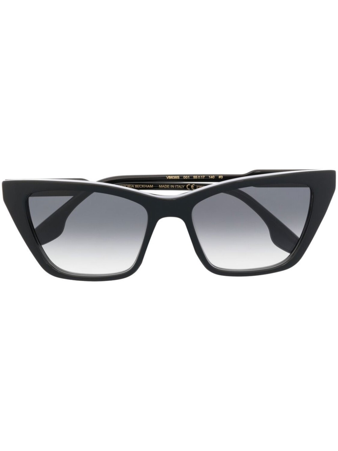 

Солнцезащитные очки в оправе 'кошачий глаз' Victoria Beckham Eyewear, черный