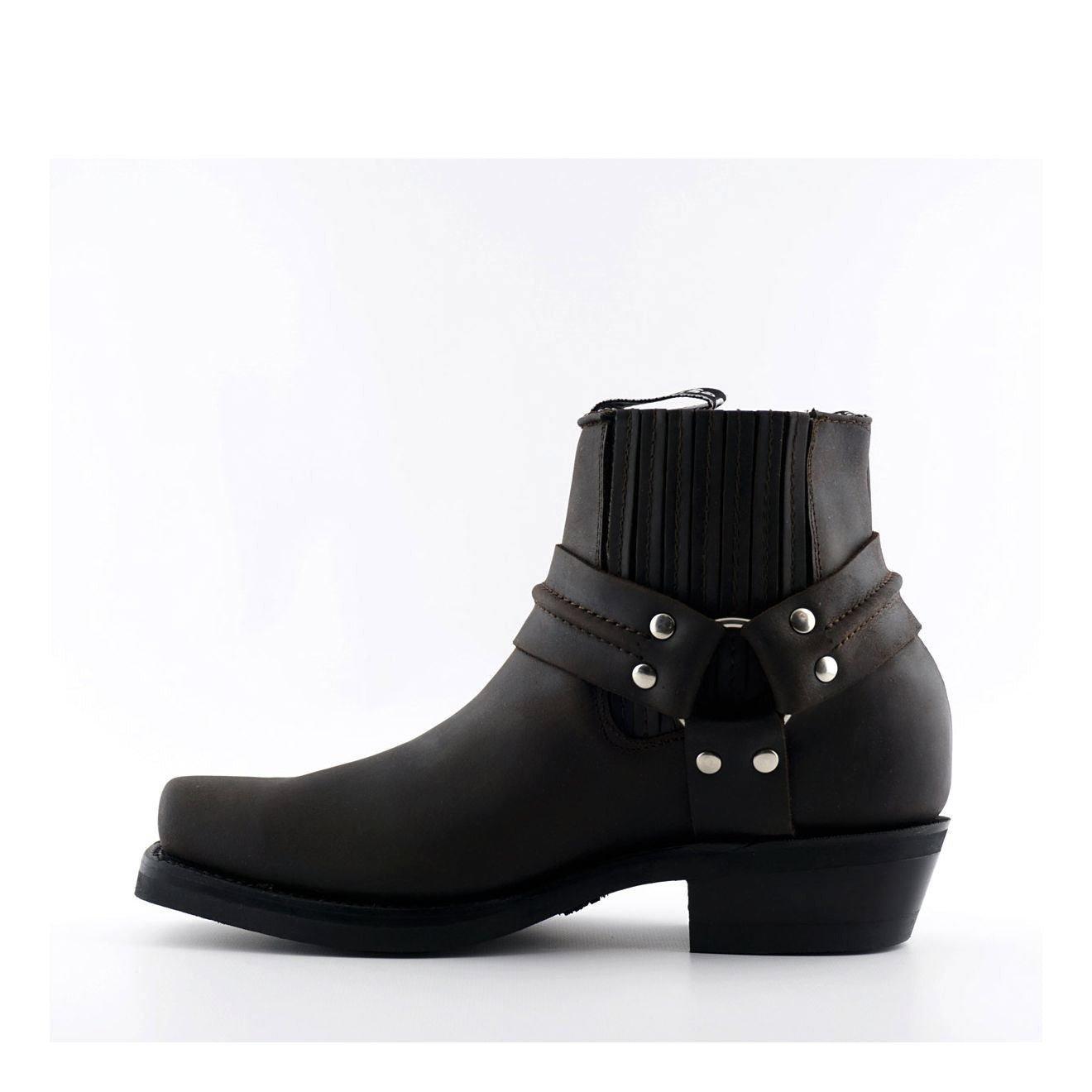Кожаные ботинки Grinders унисекс в стиле вестерн-Renegade Lo, коричневый